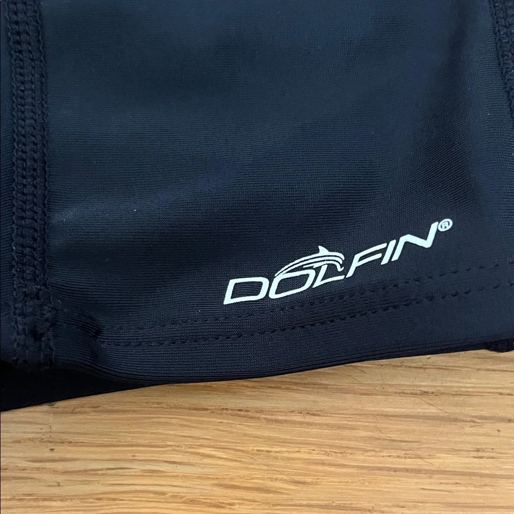 Dolfin Men's Swim Jammers with Black, Blue, and Red Design